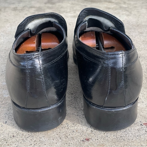 Vintage Bally of Switzerland Black Leather‎ Loafers, 9D - Picture 4 of 8
